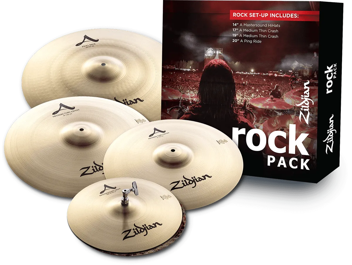 ZILDJIAN A Serie Rock Pack 4pcs