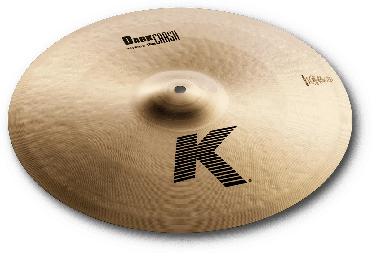 ZILDJIAN K 16" Dark Thin Crash