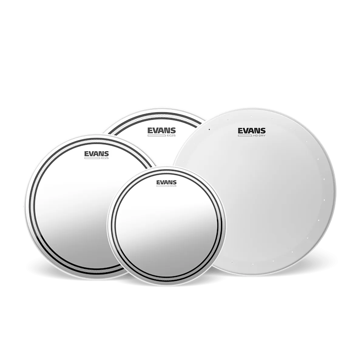 EVANS Pack EC2S Clear 12"/13"/16" + HD Dry 14"