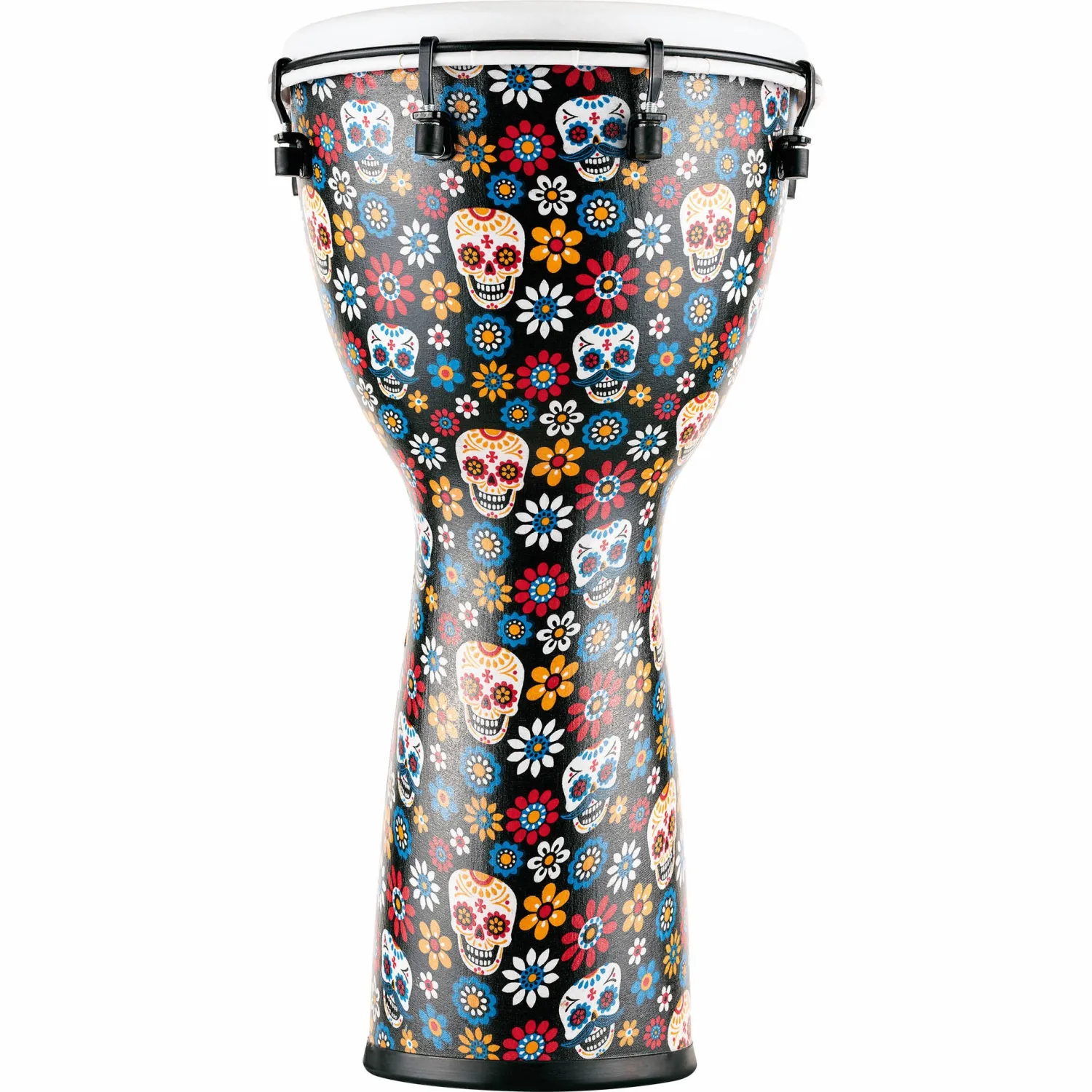 Djembe Meinl 12" Synthetic Alpine Series - Day Of The Dead