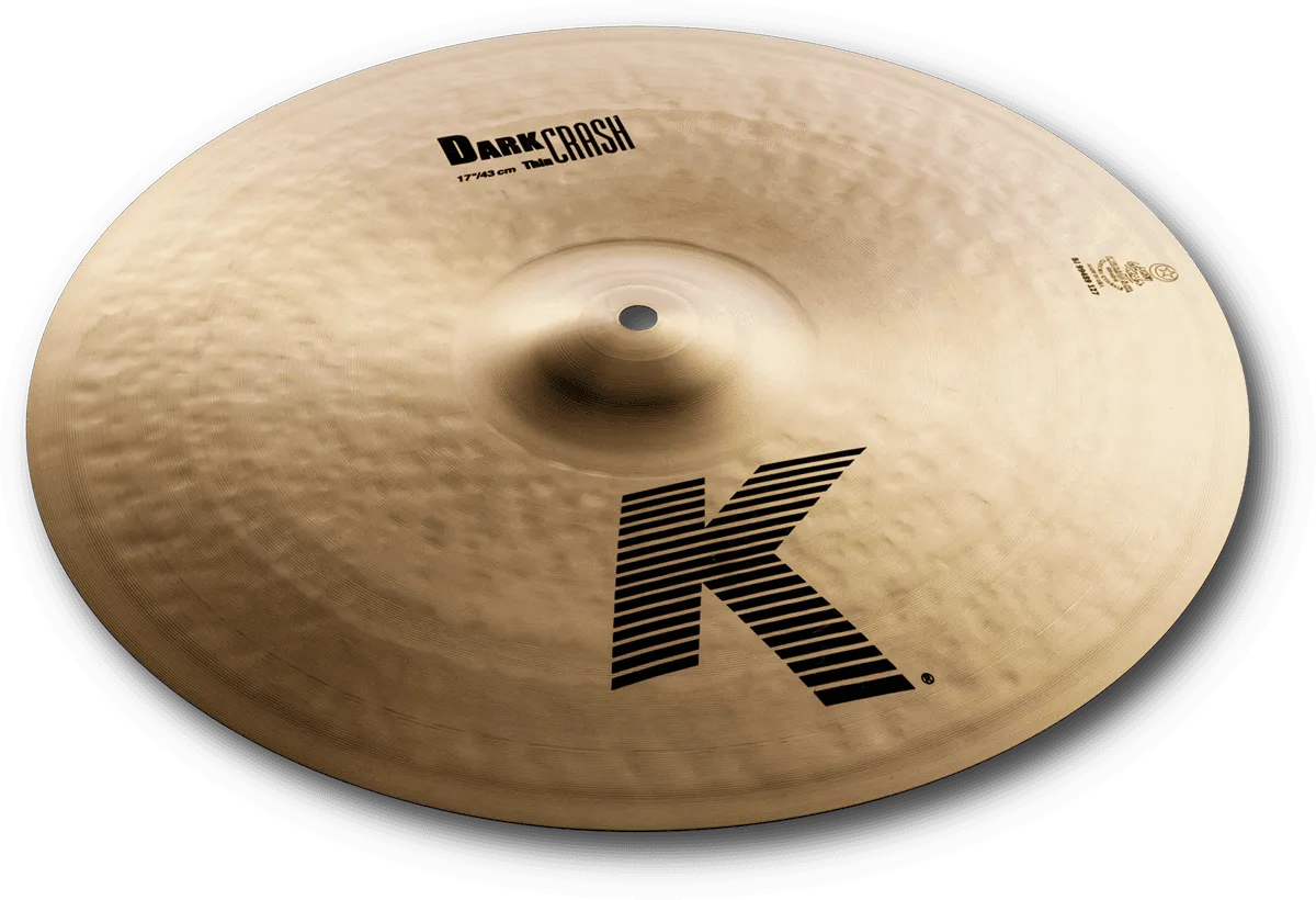 ZILDJIAN K 17" Dark Thin Crash