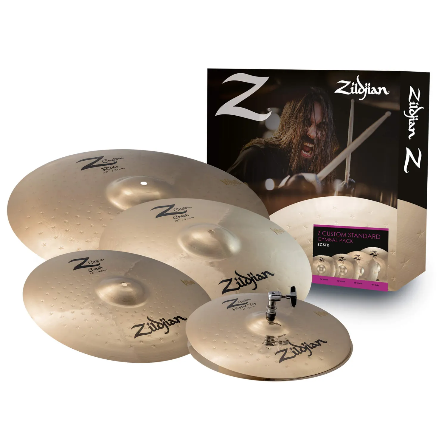 ZILDJIAN Pack Z Custom Standard 4pcs
