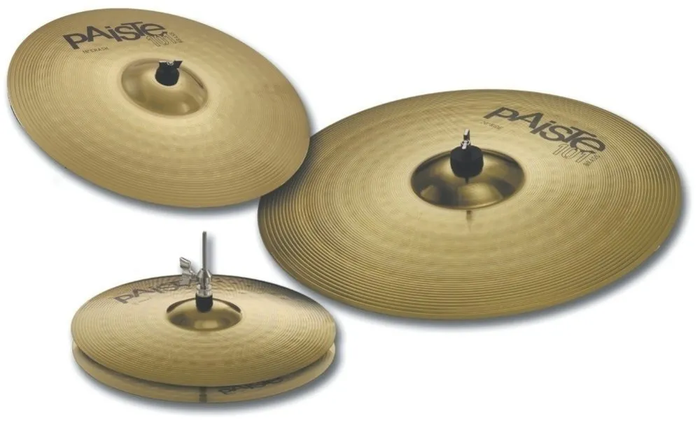 PAISTE 101 Brass Universal Set Pack 3pcs