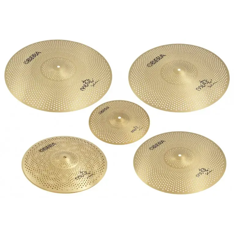 OBERA Mute Brass Pack Cymbales Silencieuses 5pcs (10"/14"/16"/18"/20")