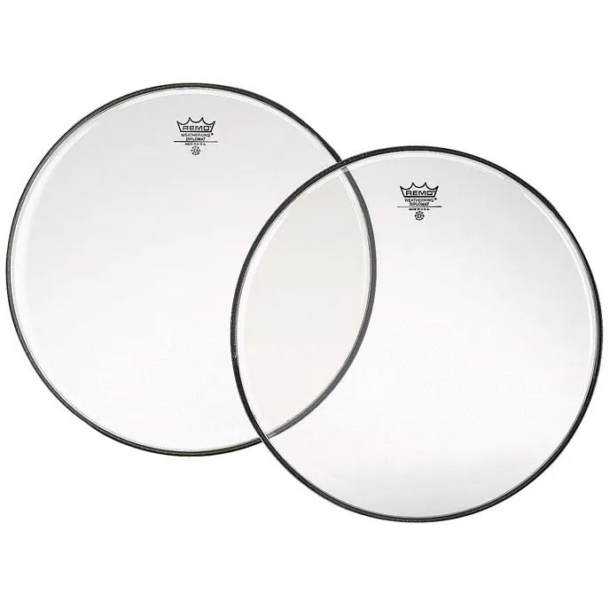 REMO Classic Fit Ambassador 12" Clear