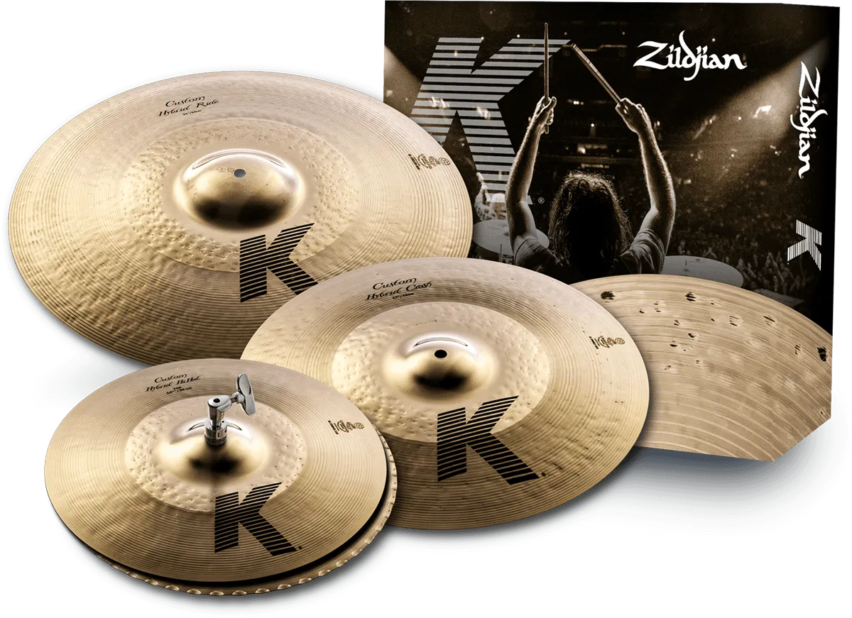 ZILDJIAN K Custom Hybrid Pack 3pcs