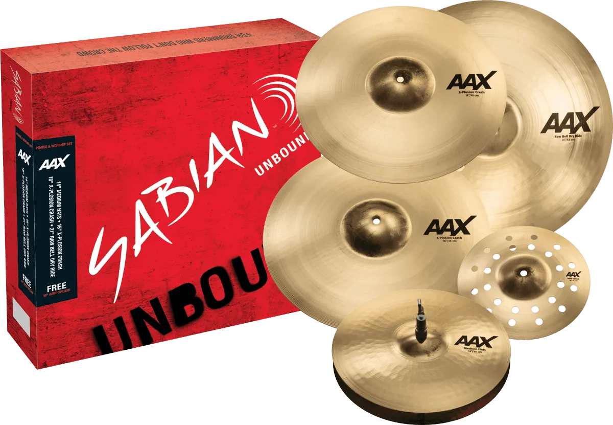 SABIAN AAX Praise And Worship (H14/C16/C18/R21/Aero10)