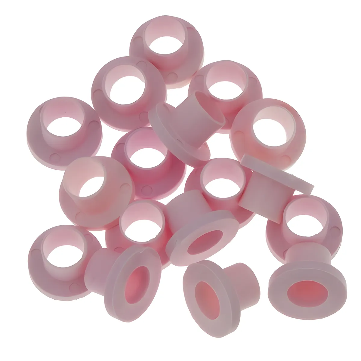Rondelle Danmar Nylon - Rose - 50Pcs
