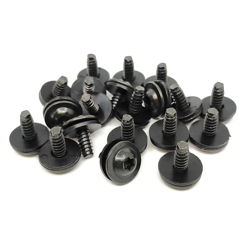 Vis Sonor Torx 5mm X 13mm Avec Rondelle Caoutchouc (X20)