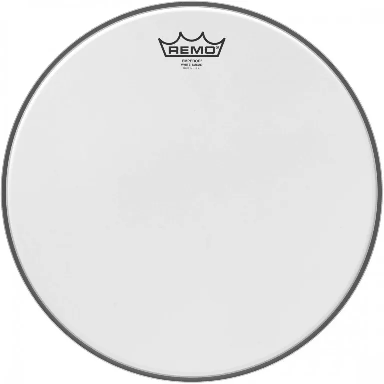 REMO White Suede 14" Emperor