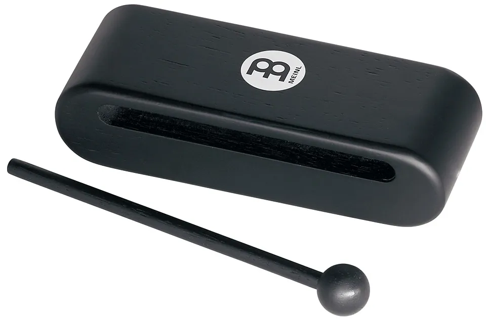 Woodblock Meinl Hevea 22Cm - Black + Maillet