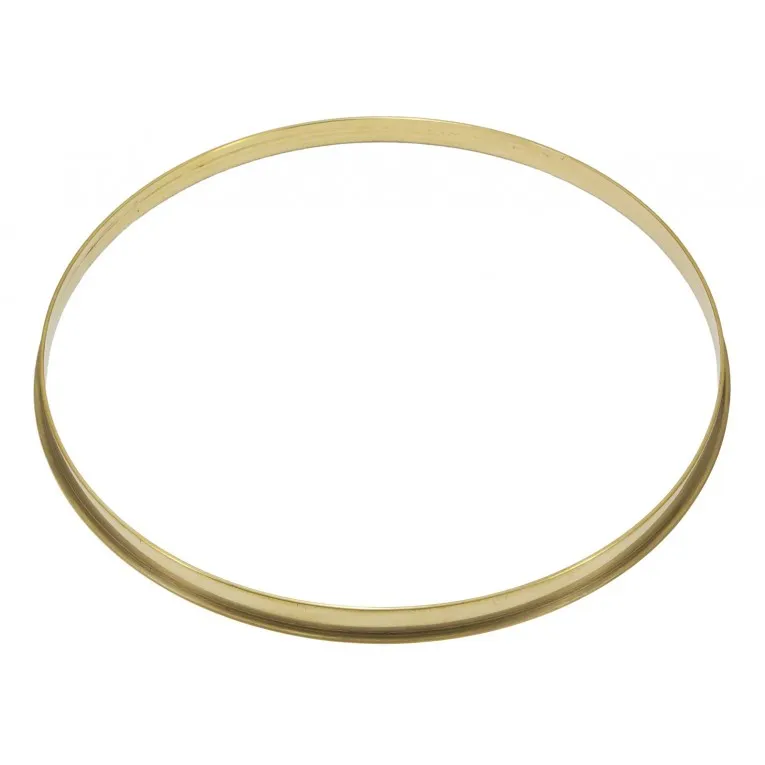 Cercle Sparedrum 14" - Simple Flange 2.3mm - Laiton Brut