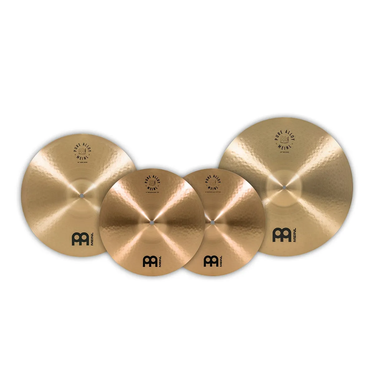 MEINL Pure Alloy  MEINL Pure Alloy Complete Pack 3pcs