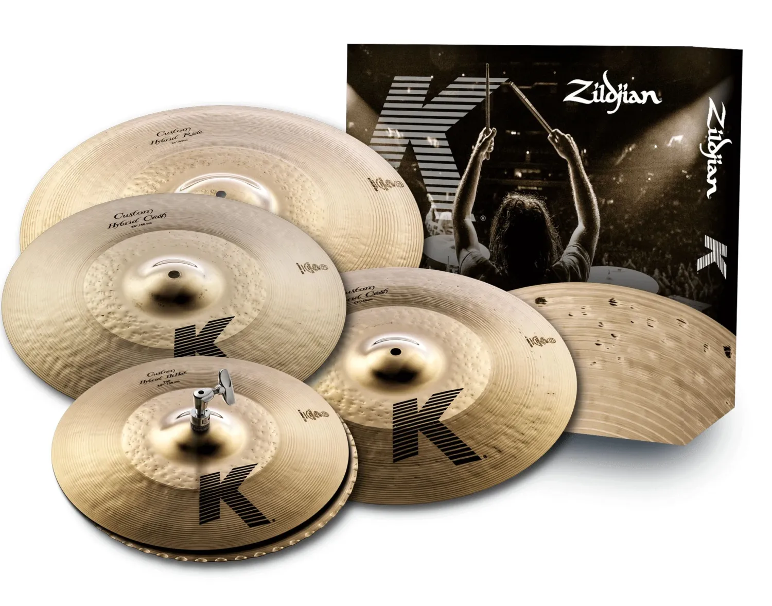 ZILDJIAN K Custom Hybrid Pack 4pcs