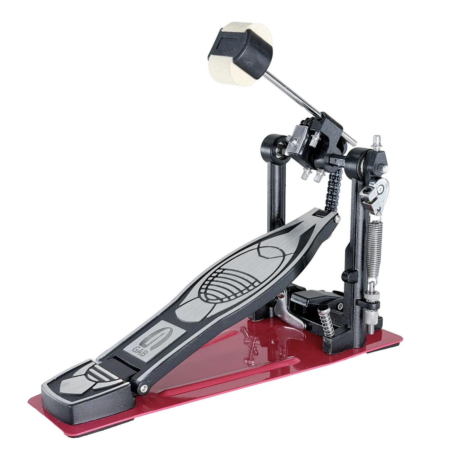 GAB G610 Pédale de Grosse Caisse "Red Plate"