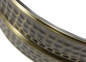 Fut Sparedrum 14 X 04" Laiton Martele Black Nickel