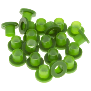 Rondelle Danmar Nylon - Green - 50Pcs