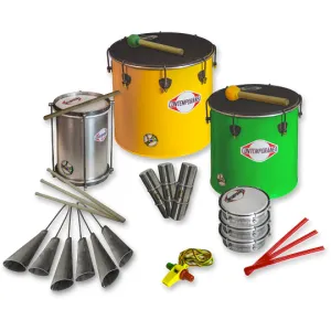 Pack Percussions Contemporanea Nesting Samba - 13 Pieces