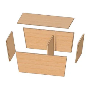 MEINL MYO-BCAJ Cajon Kit De Fabrication Bongos 