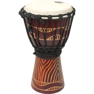 Djembe Tanga 08" Slammer Sculpte - Red
