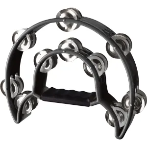 Tambourin Stagg - Double Demi Lune - 20 Cymb - Black