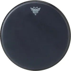 REMO Black Suede 16" Ambassador