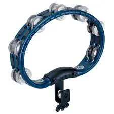 MEINL TMT2A-B Tambourin Demi-Lune 2 Rangs Alu Blue w/clamp