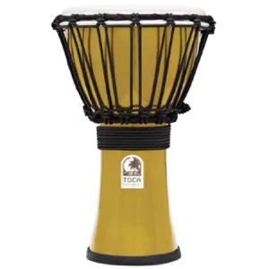 Djembe Toca Freestyle Colorsound 07" Jaune Metallise