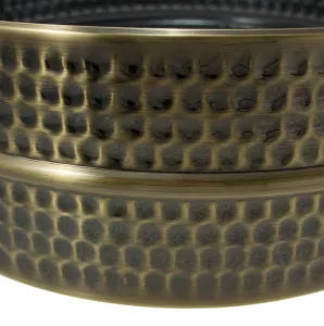 Fut Sparedrum 14 X 6.5" Laiton Martele Black Nickel