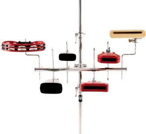 Support Percu Meinl 6 Attaches - 2 Bras Droits + 2 Avec Angle + 2 En