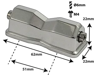 Coquille Sparedrum Caisse Claire Entre-Axe = 51mm (X1)