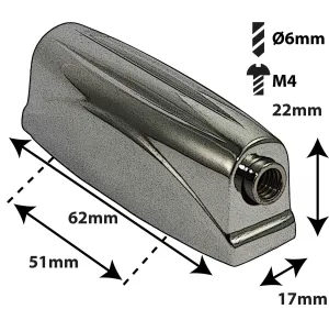 Coquille Sparedrum Caisse Claire Entre-Axe = 51mm (X1) Black