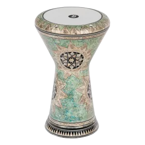 Darbouka Meinl 8 3/4" Artisan Edition Egypt - White Pearl/Mosaic Quee