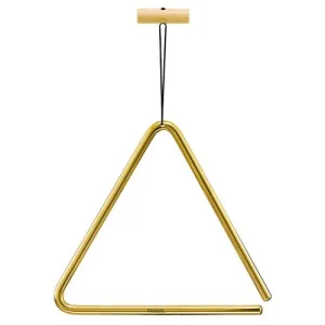 Triangle Meinl Laiton Massif 20Cm + Cordelette Et Poignee Bois