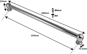 Coquille Spare Drum Tube Lug - GC Double Tirant - 51Mm