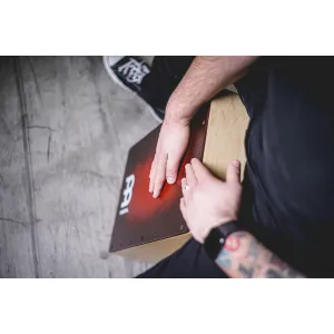 MEINL SC100RDB Cajon Snarecraft - Red Burst