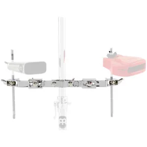 Support Percu Meinl 2 Attaches - 2 Bras Droits - Ecartement Reglable