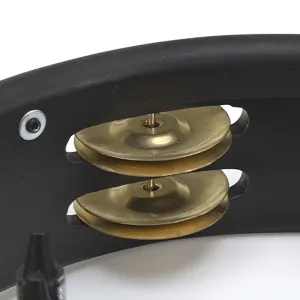 Tambourin Pearl Demi Lune - Laiton - Fixation