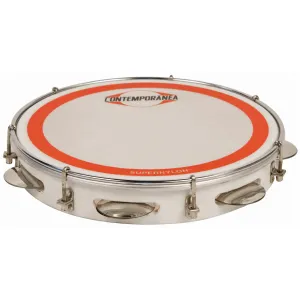 Pandeiro Contemporanea 10" White - Peau Super Nylon