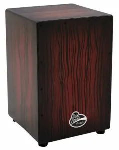 LATIN PERCUSSION LPA1332DWS Cajon Aspire Accents Dark Walnut Streak 