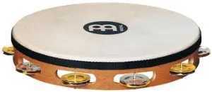 Tambourin Meinl 10" - Peau  De Chevre - 1 Rang - Nickel/Cuivre
