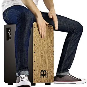 MEINL Cajon Artisan  Pre-Amplifie - Makah Burl