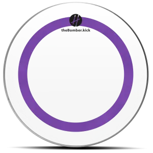 HEATS The Bomber 20" Clear Bass Drum