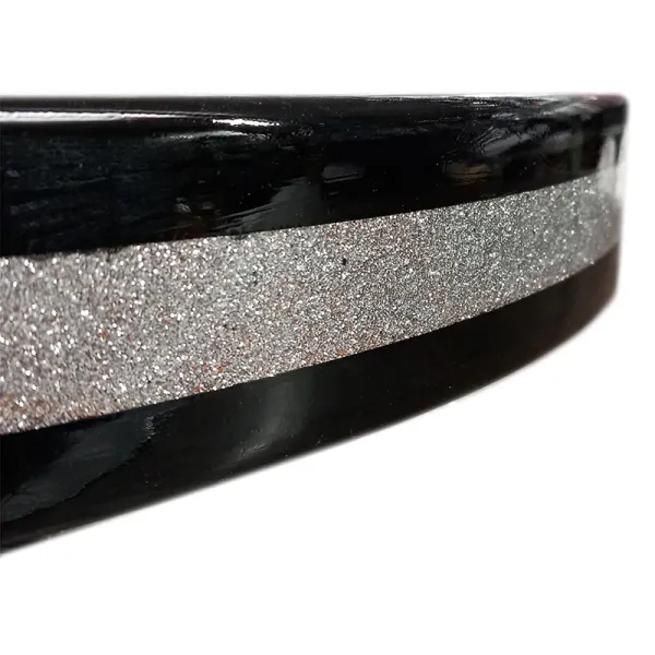 Produit Cercle GC Lalite Drums 22" Black - Gloss Silver Sparkle Inlay Image