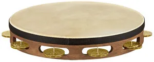 Produit Tambourin Meinl 10" - Peau  De Chevre - 1 Rang - Laiton - Walnut Brow Image