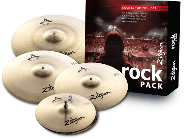 Produit ZILDJIAN A Serie Rock Pack 4pcs Image
