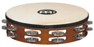 Produit Tambourin Meinl Bois - Peau De Chevre - 2 Rangs - Alu - Brown Image