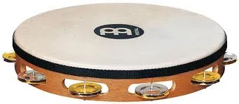 Produit Tambourin Meinl 10" - Peau  De Chevre - 1 Rang - Nickel/Cuivre Image