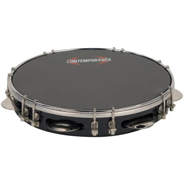 Produit Pandeiro Contemporanea 10" Formica Black - Special Black Skin Image