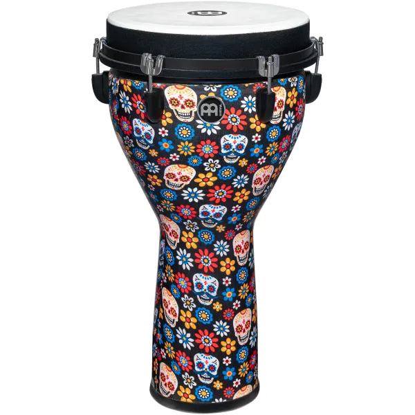 Produit Djembe Meinl 12" Jumbo Synthetique - Day Of The Dead Image